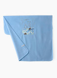 Tiny Hug Baby Fleece Blanket - Blue - Laadlee