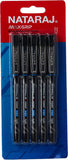 Nataraj Maxgrip Fine Ballpoint Pen - Blue (Box Of 5)