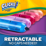 Crayola Washable CLICKS Retractable Markers - Pack of 10 - Laadlee