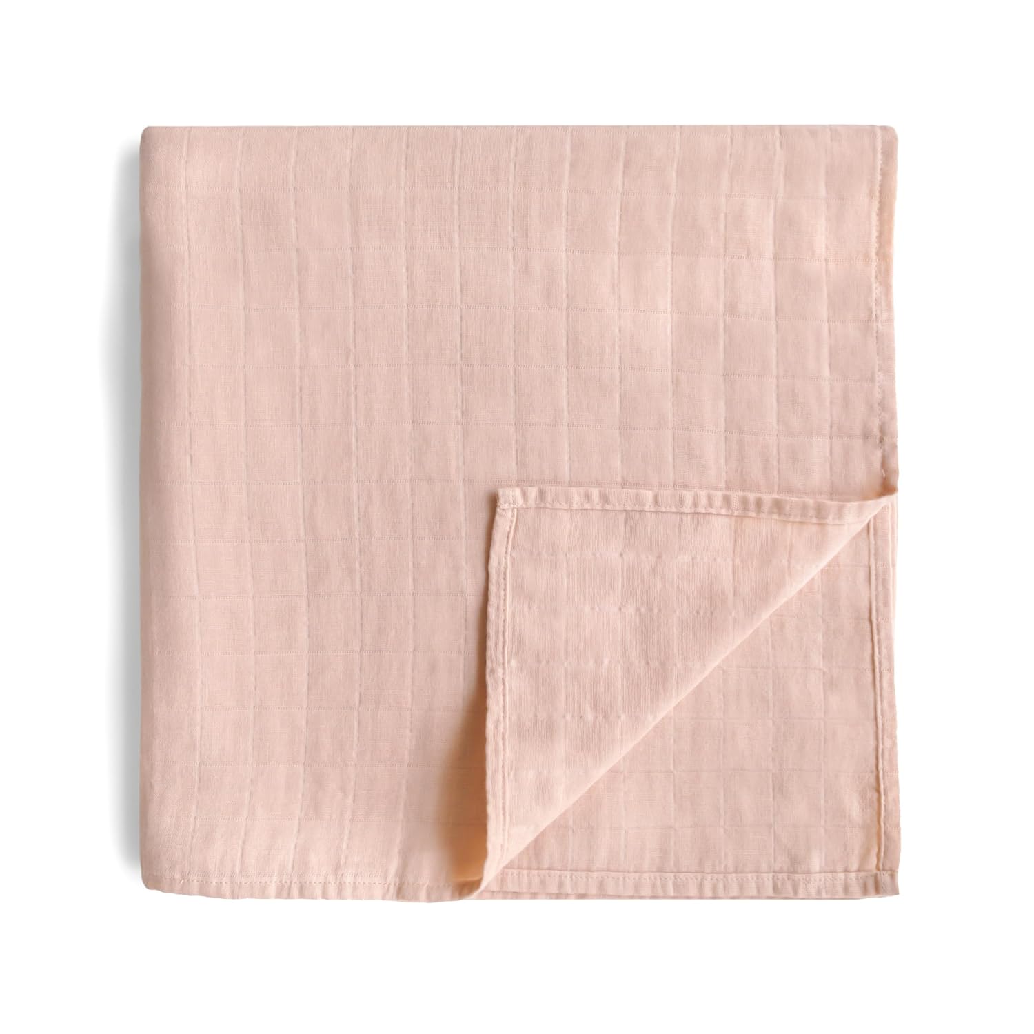 Mushie Swaddle Blush - Laadlee