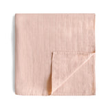 Mushie Swaddle Blush - Laadlee