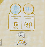 Huggies Extra Care - Size 6, 15+kg, Super Mega Pack - 126pcs