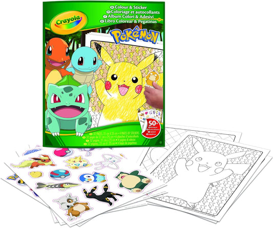 Crayola Pokemon Coloring and Activity Album