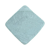 Mushie Hooded Towel Sea Mist - Laadlee