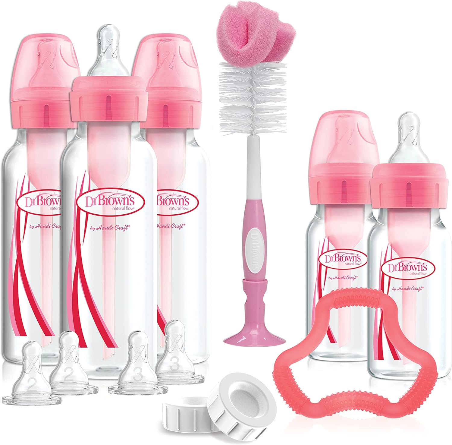 Dr. Brown's Pink Bottle Gift Set Options - Laadlee