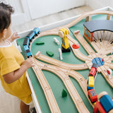 Melissa and Doug Wooden Railway Set