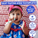 Jack N' Jill Tooth Buddy Combo of Banana Toothpaste & Ellie Toothbrush
