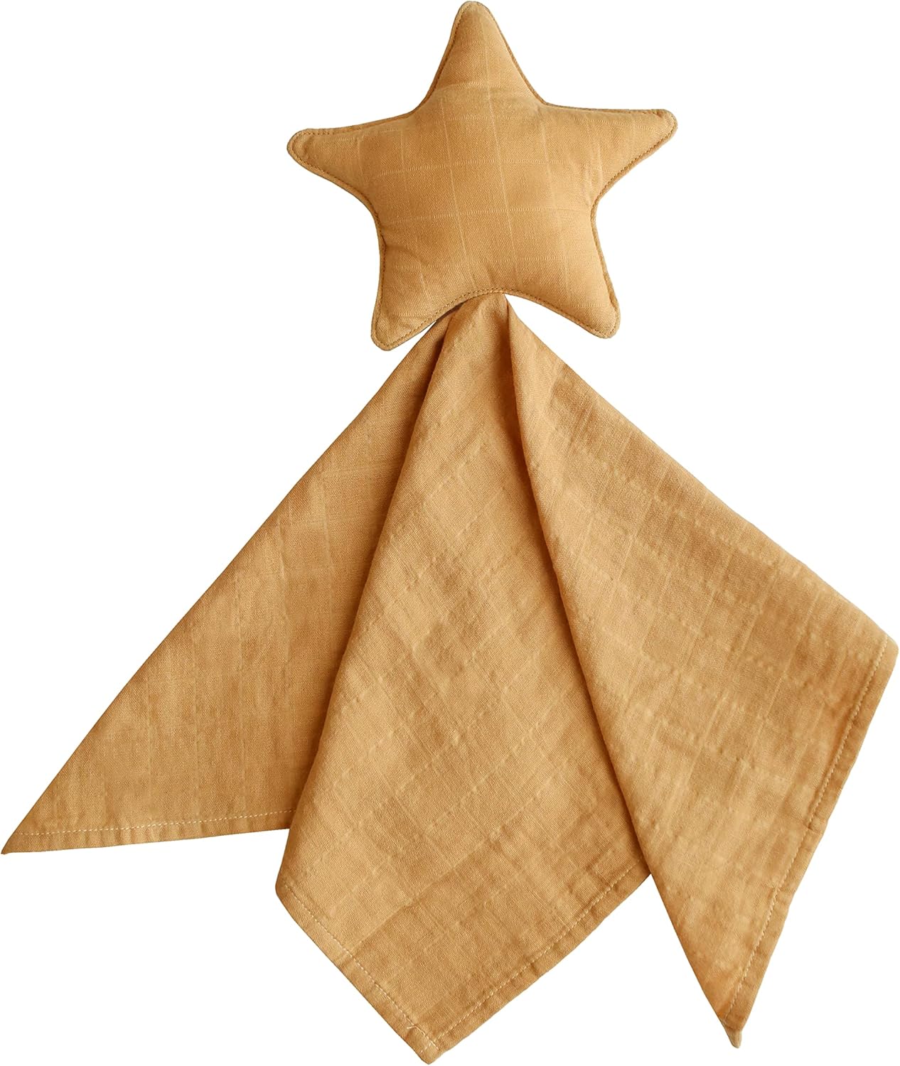 Mushie Lovey Blanket Star Fall Yellow - Laadlee