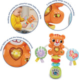 VTech Rattle & Roar Tiger With Lights, Music & Textured Pom Poms