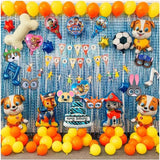 Brain Giggles Paw Patrol Birthday Decorations - 70 Pcs