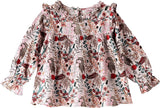 Jelliene Floral Printed Blouse - Pink - Laadlee