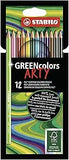 Stabilo Green Colouring Pencil ARTY - Pack of 12