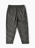 Jelliene All Over Printed Pants - Black - Laadlee