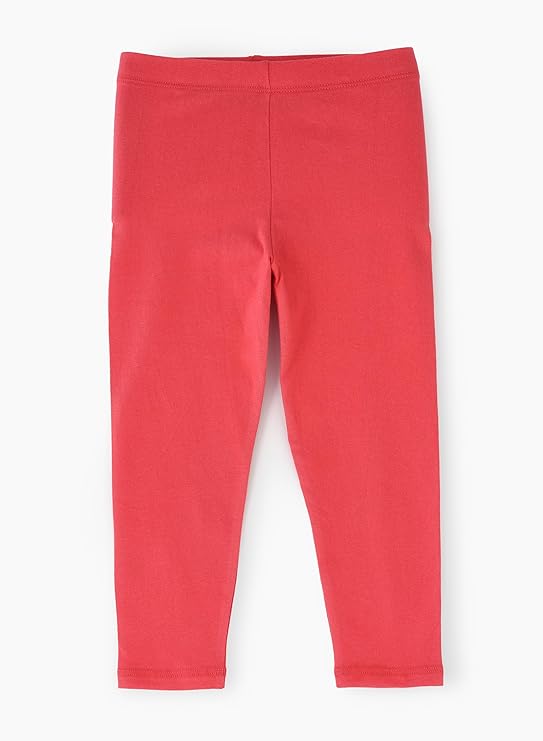 Jelliene Soft & Comfortable Cotton Leggings - Pink - Laadlee