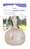 Ubbi On-The-Go Pacifier Holder - Taupe