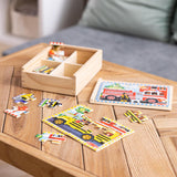 Melissa and Doug Vehicle Puzzles in a Box