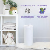Ubbi Diaper Pail - Herringbone