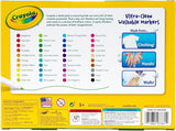 Crayola Ultra-Clean Washable Fine Line ColorMax Markers - Pack of 40 - Laadlee
