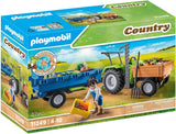 Playmobil Harvester Tractor With Trailer