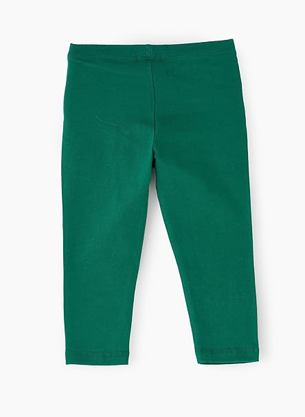 Jelliene Soft & Comfortable Cotton Leggings - Green - Laadlee