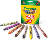 Crayola Jumbo Crayons - Pack of 8 - Laadlee