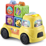 VTech Pop-A-Block Truck Interactive Stacking Toy With Lights