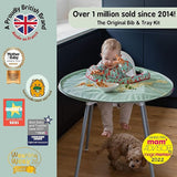 Tidy Tot Bib & Tray Set + Bag - Sage Green