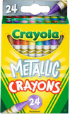 Crayola Metallic Crayons - Pack of 24 - Laadlee