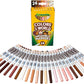 Crayola Fine Line Washable Skin Tone Markers - Pack of 24