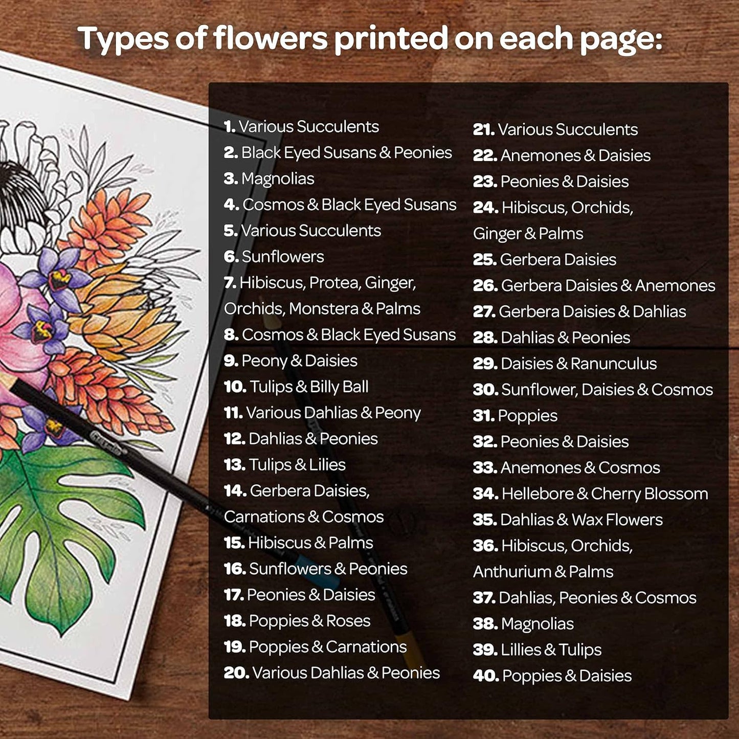 Crayola Coloring Book - Colors in Bloom (40 pages)