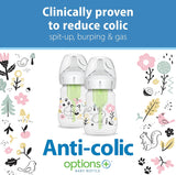 Dr. Brown's PP Wide Neck Options+ Designer Bottle, Woodland Design, 2-Pack - 150ml - Laadlee