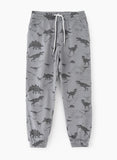 Jam All Over Printed Jogger Pants - Grey - Laadlee