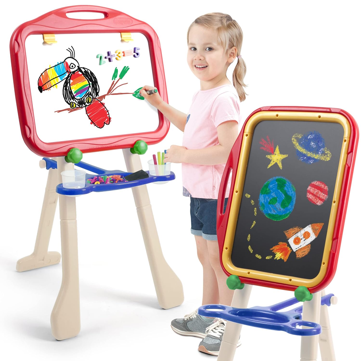 Crayola Easels Grow'n Up Tripod Easel - Laadlee