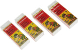 Nataraj Non Dust Jumbo Eraser 4Pcs With 621 Sharpener 4 Pcs Pet Pack