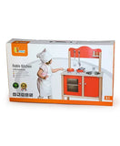 Viga Red Kitchen With Accessories