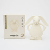 Moonie Natural Rubber Teether Bunny - Cream