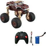 Crazon 2.4G Scale 1:18 Foldable Big Wheels Rc Off-Road - Brown - Laadlee