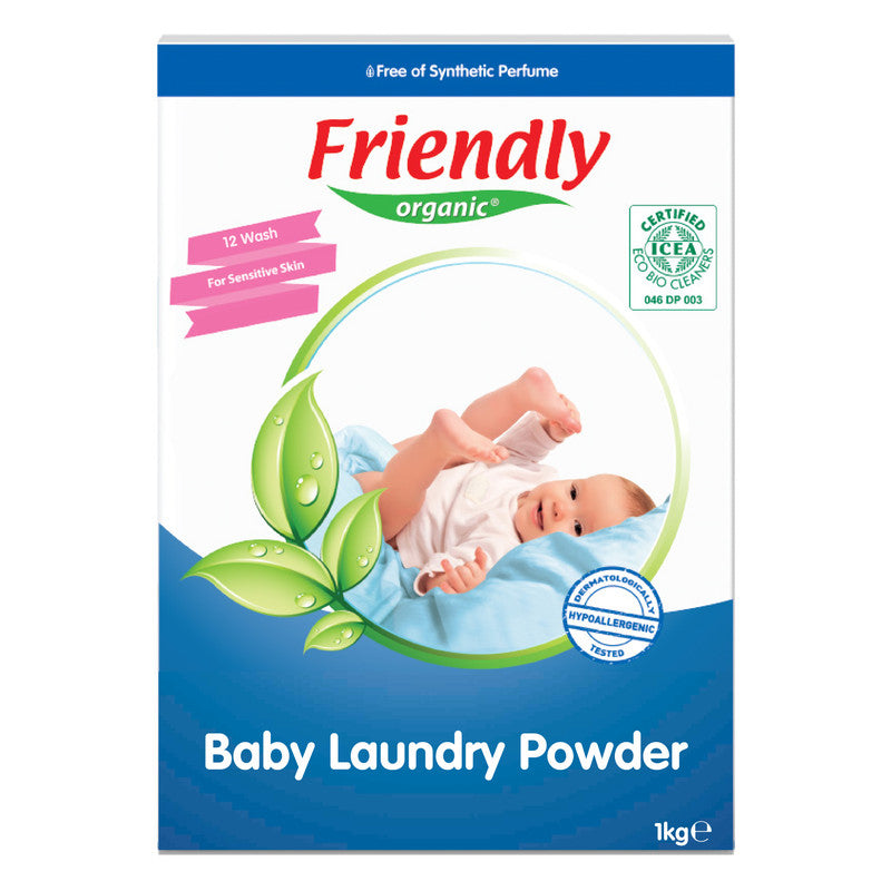 Friendly Organic Baby Laundry Detergent Powder - 1000gm - Laadlee