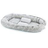 Babyjem Babynest with Support Pillows - Grey