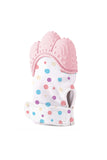 Babyjem Baby Tooth Scarifying Gloves Butterfly - Pink - Laadlee