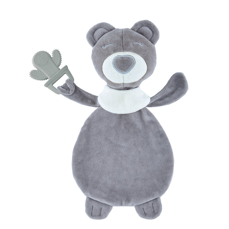 Babyjem Sleep Buddy with Teether - Grey - Laadlee