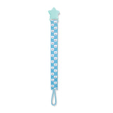 Babyjem Print Pacifier Holder - Blue - Laadlee
