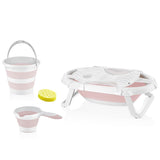 Babyjem Folding Bath Set - Pink