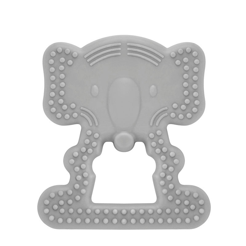Babyjem Baby Teethering Gloves Elephant - Grey - Laadlee