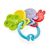 Babyjem Rattle Teether - Blue - Laadlee