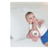 Babyjem Sleep Buddy with Teether - Pink - Laadlee