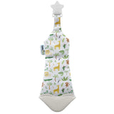 Babyjem Baby Teething Scarf & Tie - White - Laadlee