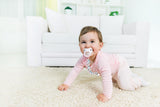 Babyjem Print Ribbon Pacifier Holder - Multicolour - Laadlee