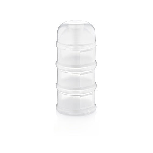 Babyjem Milk Powder Dispenser Container - White - Laadlee