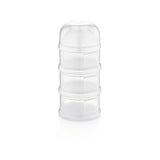 Babyjem Milk Powder Dispenser Container - White - Laadlee